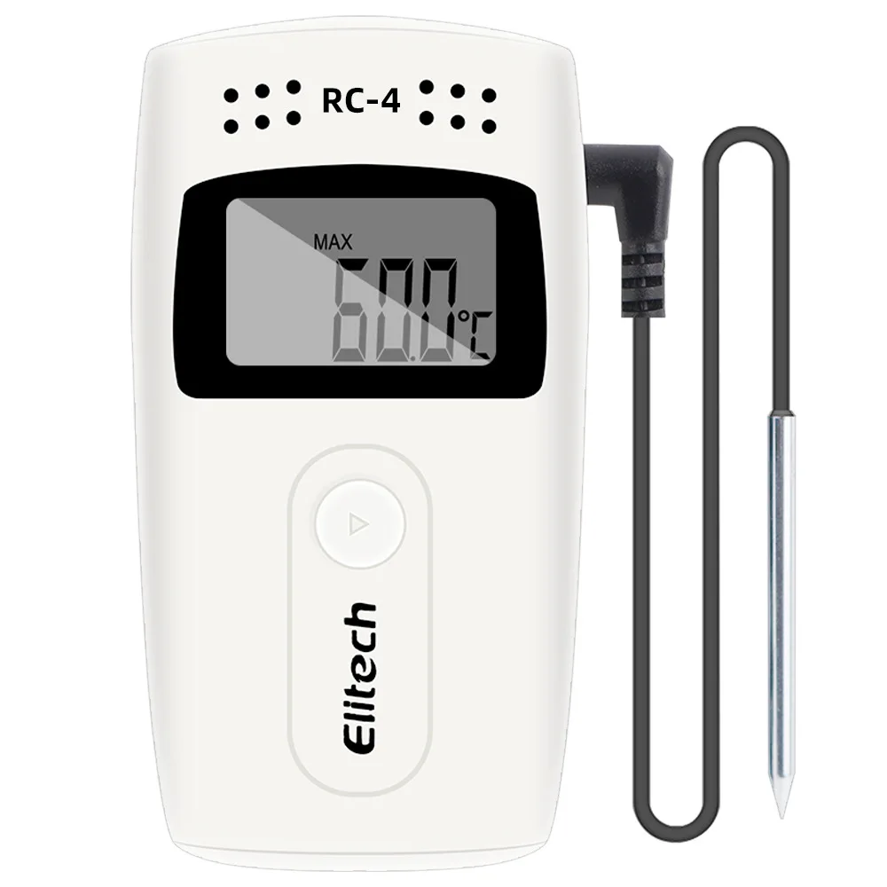 Registrador de termómetro de alta precisión RC-4 Registrador de datos de temperatura USB digital con sensor NTC incorporado