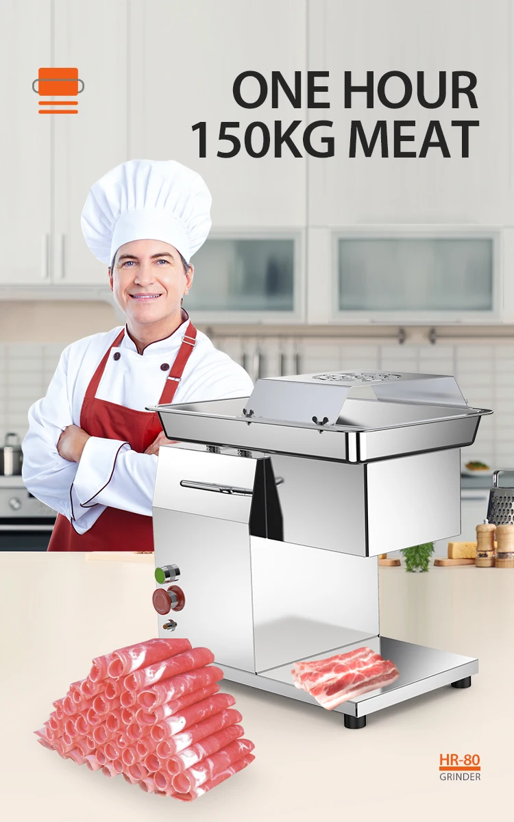 Horus heavy duty electric fresh meat mincer fresh meat slicer for commercial 6