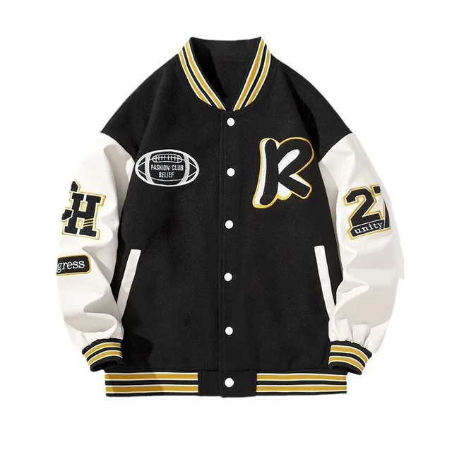 Embroidery Loose Graffiti Jacket 5