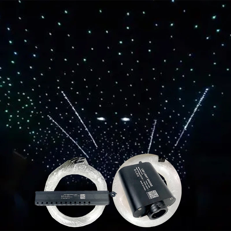 VASTFIRE Starry Sky Fiber Optic Light for Car, 16W Bluetooth RGBW App/Remote LED Star Ceiling Lights Kit for Theater Girls Boys Bedroom Indoor Party