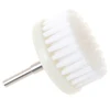60mm White Soft Drill Powered Brush Head For Cleaning Car Carpet Bath Cleaning Of Fabric Sofa Carpet Leather Interior 1