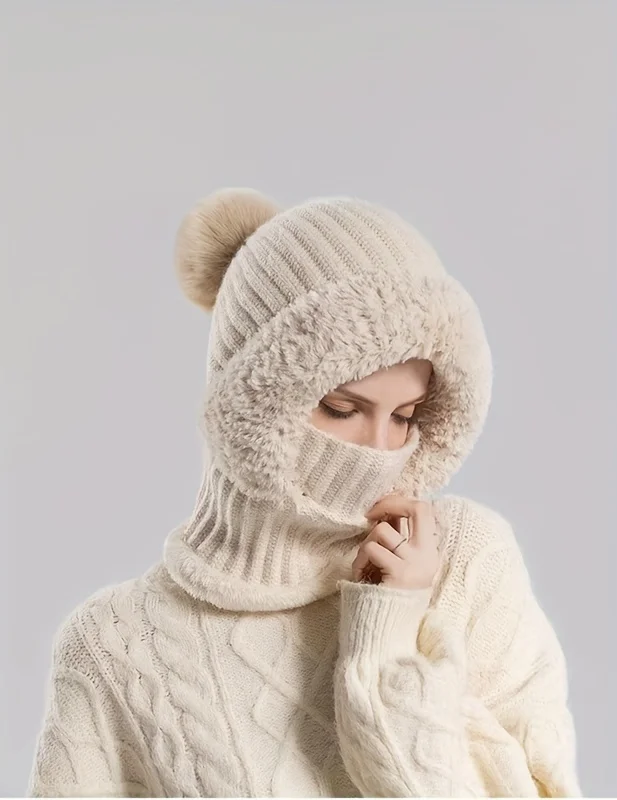 Winter Lined Knit Hat