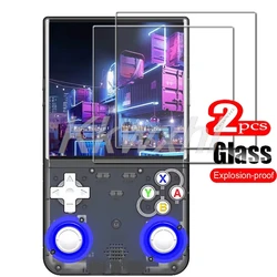 Dual Pack Ultra Max Pro Plus Tempered Glass Screen Protector for Handheld Game Console (For R36 Pro)