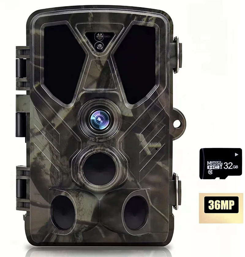 Hunting Trail Camera Trail Camera Wildlife Trail Camera Wireless Hunting Cameras 36MP4K 940NM IR Night Vision PhotoTraps Tracking Cam Surveillance