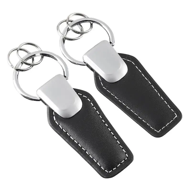 Portachiavi in Pelle per Auto, Lussuoso e Minimalista, con Ciondolo a Scomparsa, Portatile per Proprietari di Auto, Accessorio da Viaggio e per Uso Esterno - immagine 5