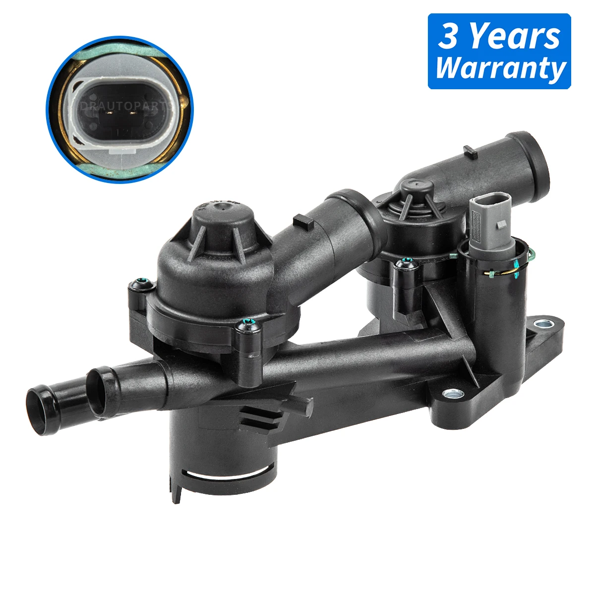 Engine Coolant Thermostat 03C121111AM 03C121111M 03C121026AR For AUDI A1 A3 VW EOS Golf Jetta Passat Scirocco Tiguan 1.4 TFSI