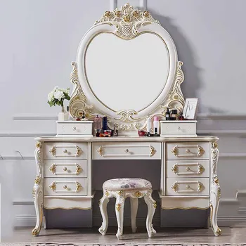 Modern Box Drawers Dresser Eithe Bedroom Girl Large Luxury White Dressing Table Makeup Living Room Comoda Pra Quarto Furniture