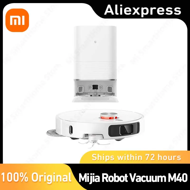 Xiaomi Mijia Sweeping and Dragging Robot M40 D110CN Robot Vacuum, обзор, отзывы, характеристики, купить