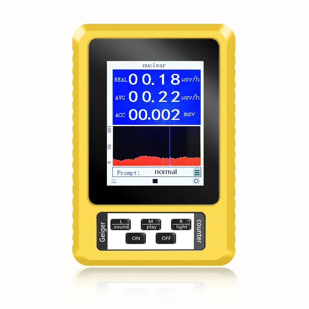 Radiation Detector Geiger Counter XR-3Pro Nucleaire Radiation Detector 2-In-1 Emf Tester Geigerteller Kleur Scherm Persoonlijke Dosimeter Marmer detectoren XR-3