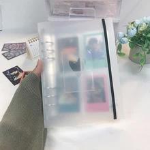 

Star Chasing Photo Album for Stray Kids and Demon Slayer LOMO Cards A5 Kpop Frosted Loose-leaf Organizer Photo Organization