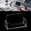 1/2/3/4/5/10pcs Clear Desk Shelf Box Storage Display Stand Acrylic Plastic Transparent Business Card Holder Place Card Holder 5