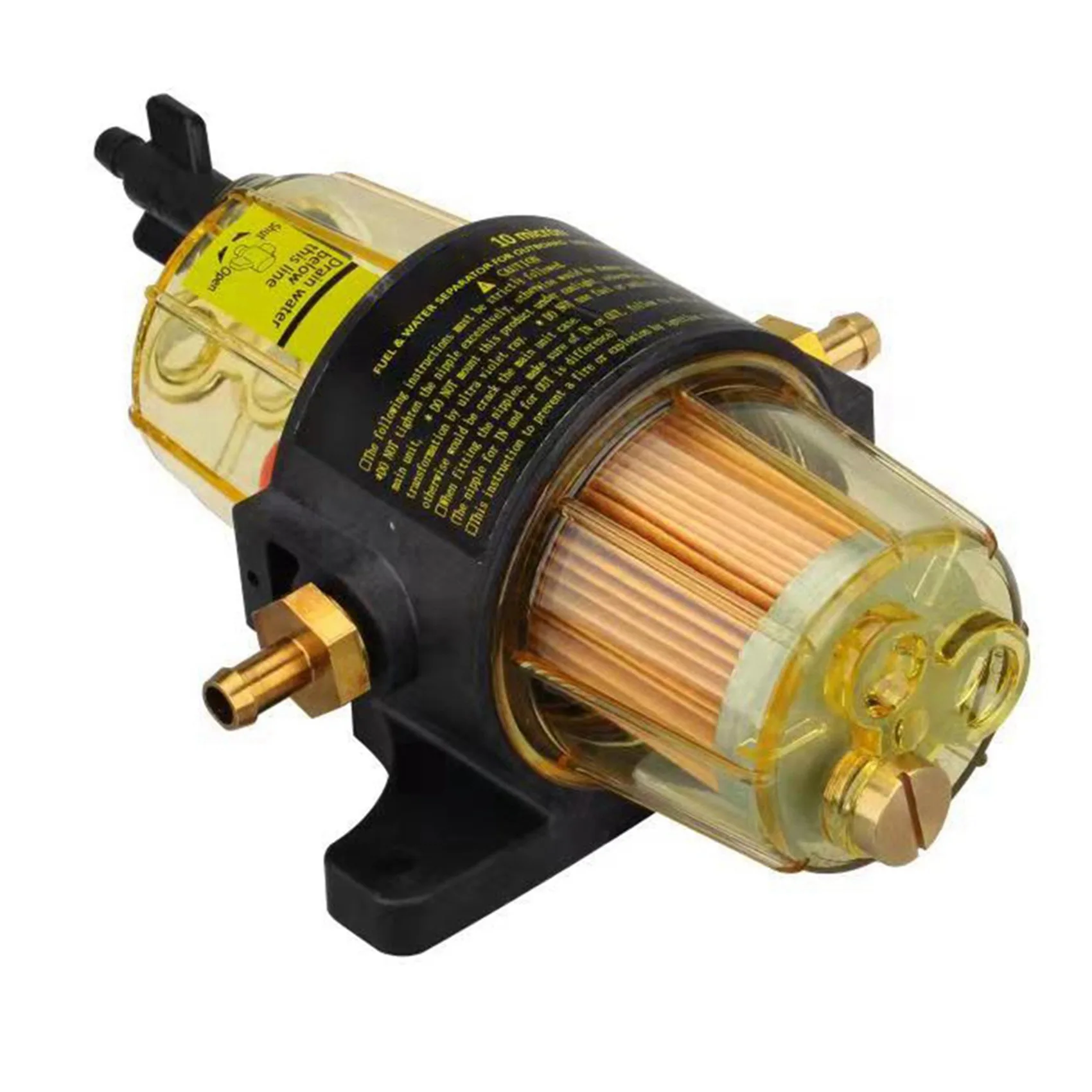 

2X UF-10K Fuel Filter Fuel-Water Separator Assembly with Filter Elements Fuel Filter Assembly for Yamaha Outboard Engine