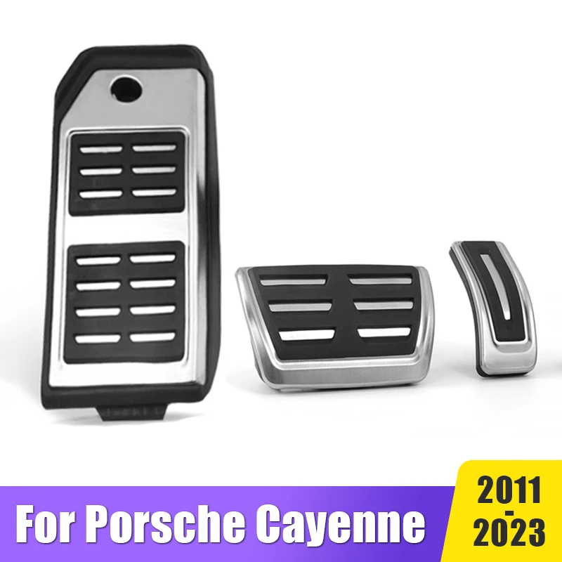 

Car Pedal Pad Cover For Porsche Cayenne 2018-2022 2023 Cayenne 958 2011-2017 Accelerator Fuel Brake Pedal Plate Case Accessories