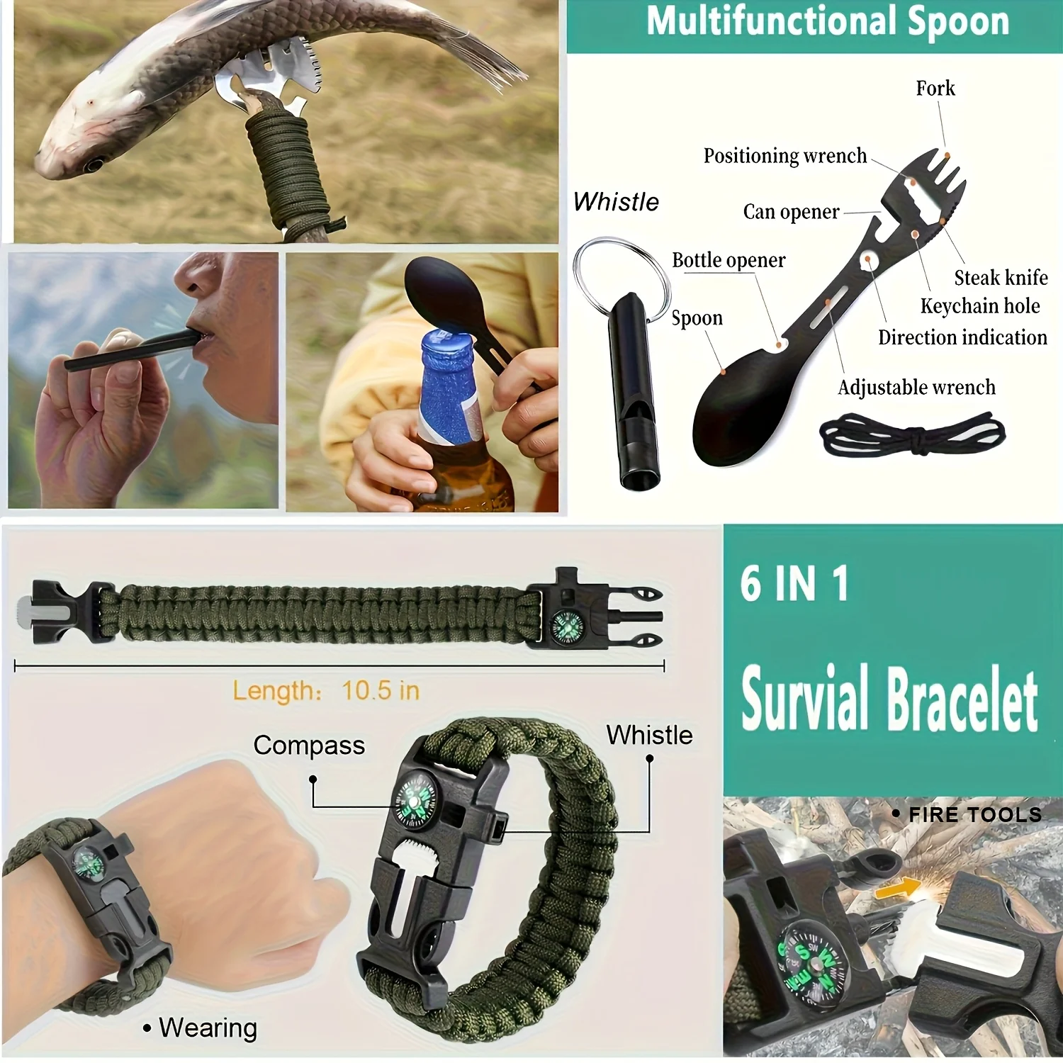 20-in-1 Survival Gear Kit - view 6