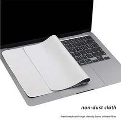 Portable Keyboard Cover with Microfiber Cleaning Cloth and Anti - Dust Protective Film (13 - 14 inches)
