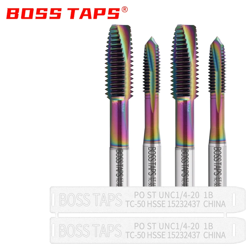 HSSE-M35 JIS Standard Insert Spiral Pointed Tap STI ST UNC 4-40 6-32 10-24 1/4 UNF 10-32 Machine Scr