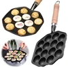 14Holes Non Stick Takoyaki Maker Octopus Ball Maker Octopus Baking Machine Home Cooking Baking Forms Mold Tray Kitchen 6