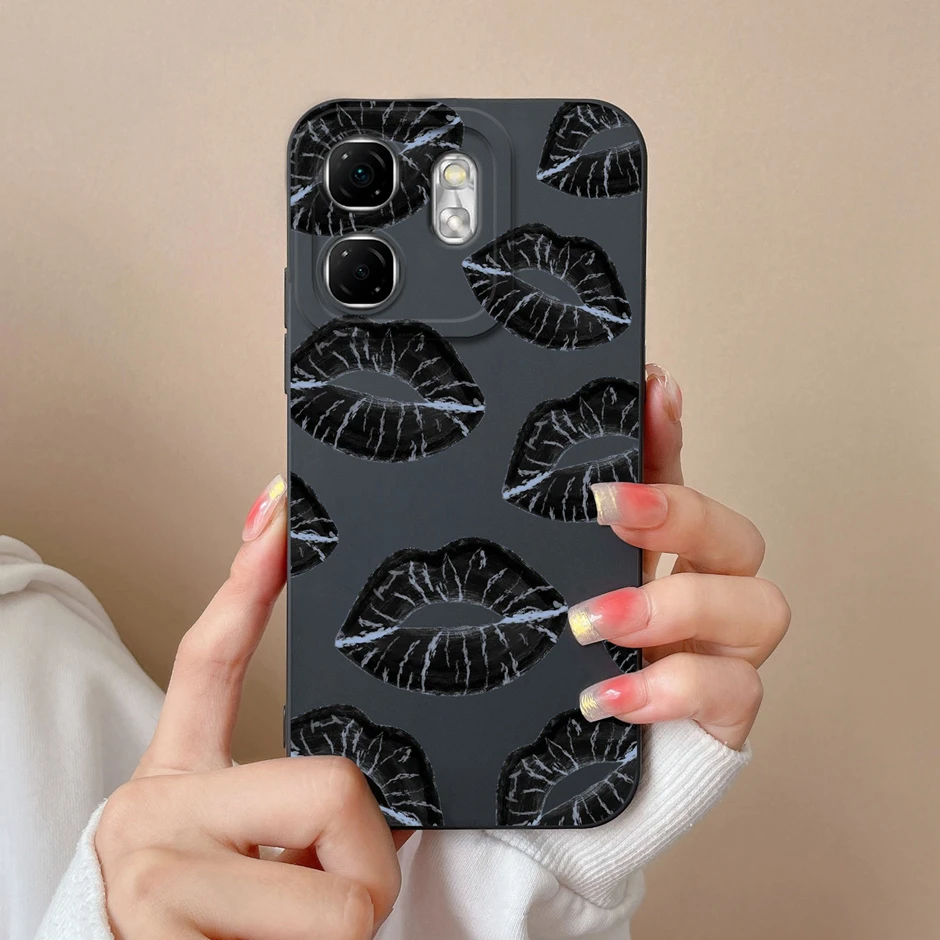 Floral Oil Painting Silicone Protective Phone Case - Ultrathin Soft Cover & Bumper