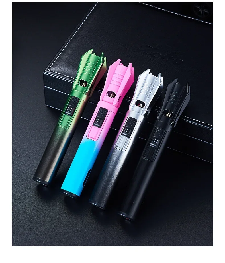 2025 Planet Lightsaber Butane Gas Lighter 360° Use Metal Outdoor Windproof Turbine Torch Jet Lighter Gun BBQ Welding Cigar Tool