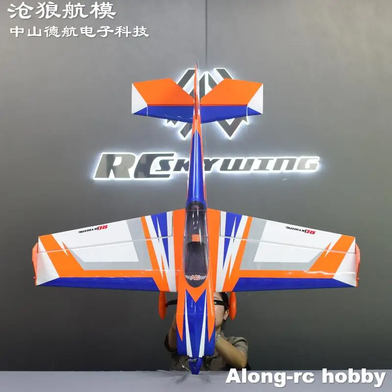 Skywing RC Wood Material Plane F3D Airplane Model Hobby 48 inch 1219mm Wingspan 30E Extra-NG F3D Aircraft 6S PNP Set No Remote 2