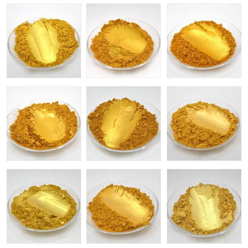 GoldPowderNaturalMineralMicaPowderEpoxyResinDyePearlPigment