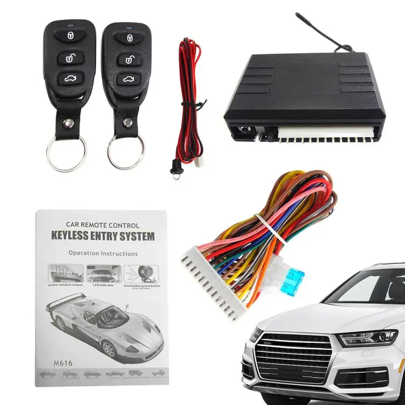 

Universal Smart Key Start Stop Keyless Entry System Central Lock Automation Remote Control Start Smart Car Alarm System Kit