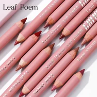 Nude Pink Lipliner Pencil Long-lasting Waterproof Red Brown Lip Contour Sculpt Pen Blendable High Pigmented Lipstick Makeup 2