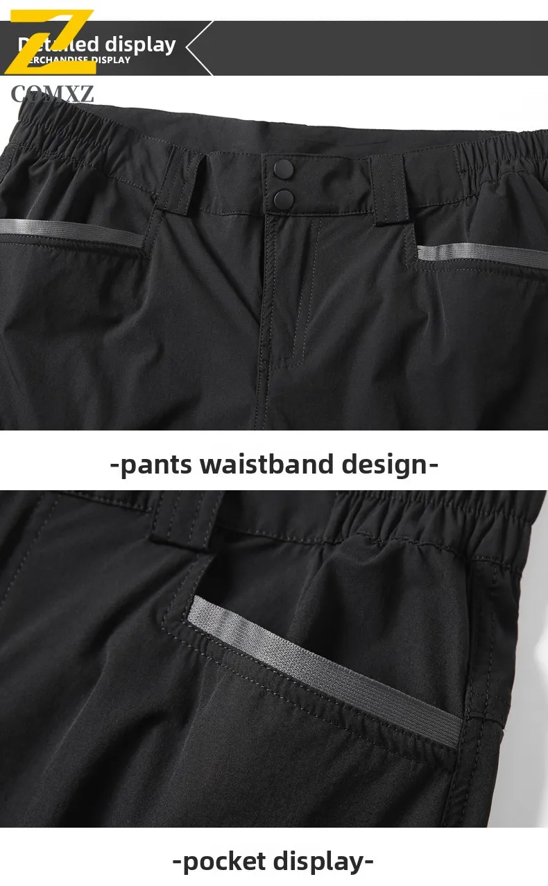 EiAO Men's Hiking Pants Spring-Summer Quick-Dry  Lightweight Water-Resistant Windproof Stretch Outdoor Fishing Trekking Workwear