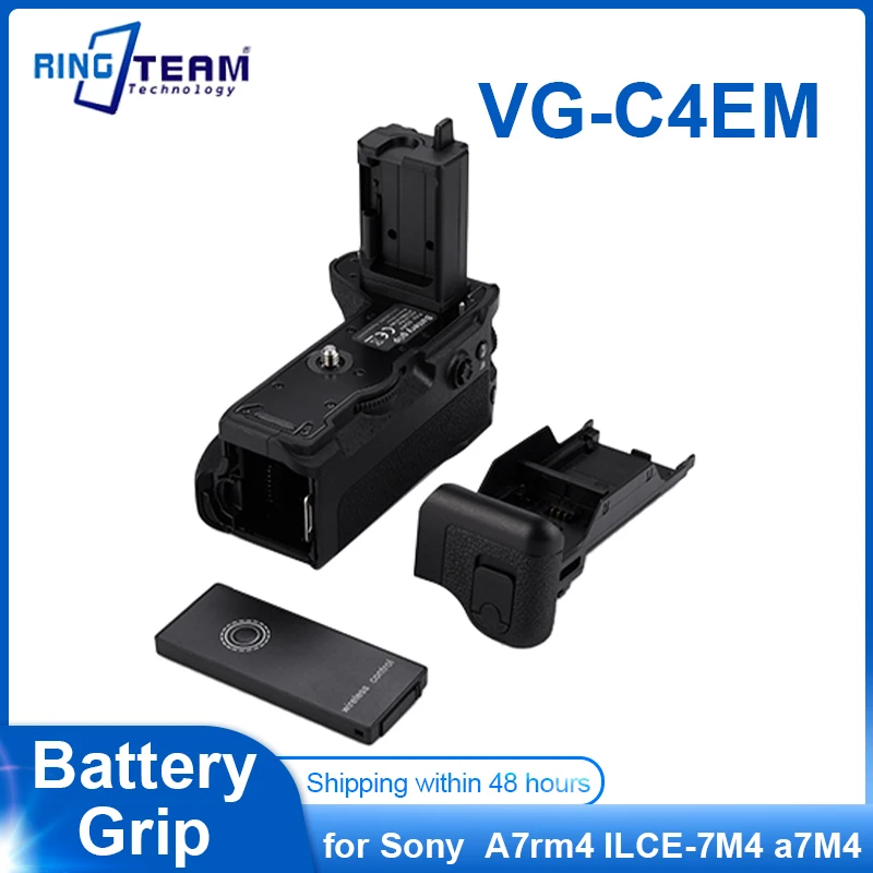 

A7M4 вертикальный захват VG-C4EM батарейный блок для Sony A7RIV A7R4 A7IV A74 A9II A7rm4 ILCE-7M4 a7M4