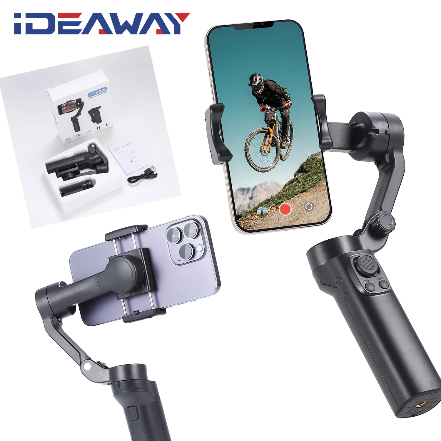 Gimbal Stabilizzatore Per Smartphone XE AI - Senza App, Controllo Gestuale | Per Video TikTok E YouTube - Foto 11