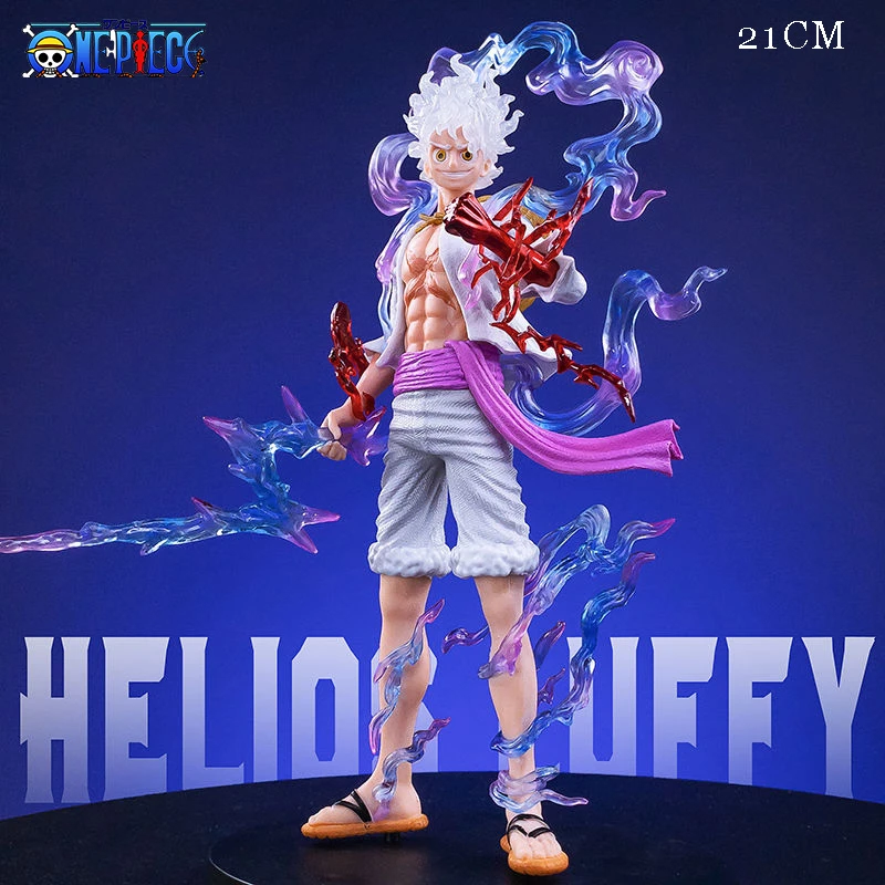One Piece G5 Eudemons Species Nika Sun God Gear 5 Luffy Desktop Chassis Car Mounted Gift Standing Luffy Hand Made Nika Luffy Toy Aliexpress