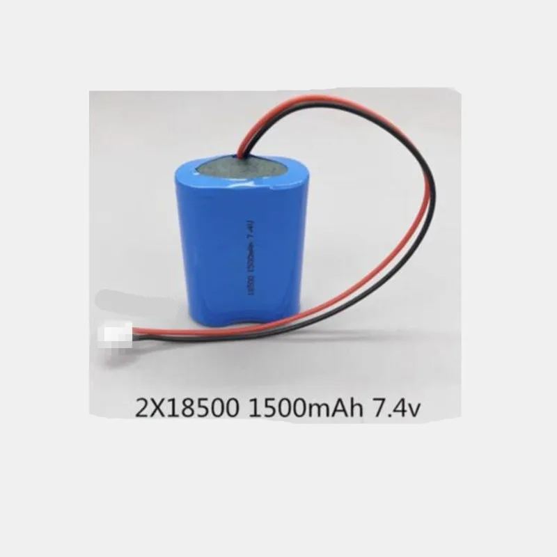 

18500 7.4V 1500Mah Lithium Ion Li-ion Rechargeable Battery For for LED Solar Lights FLASHwall And FLASHground