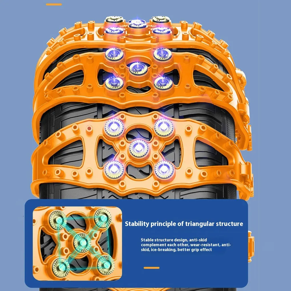 Automobile Tire Anti-skid Chain Universal Snow Emergency Chain Winter Outdoor Protective Equipment for Cars Tire Snow Chains