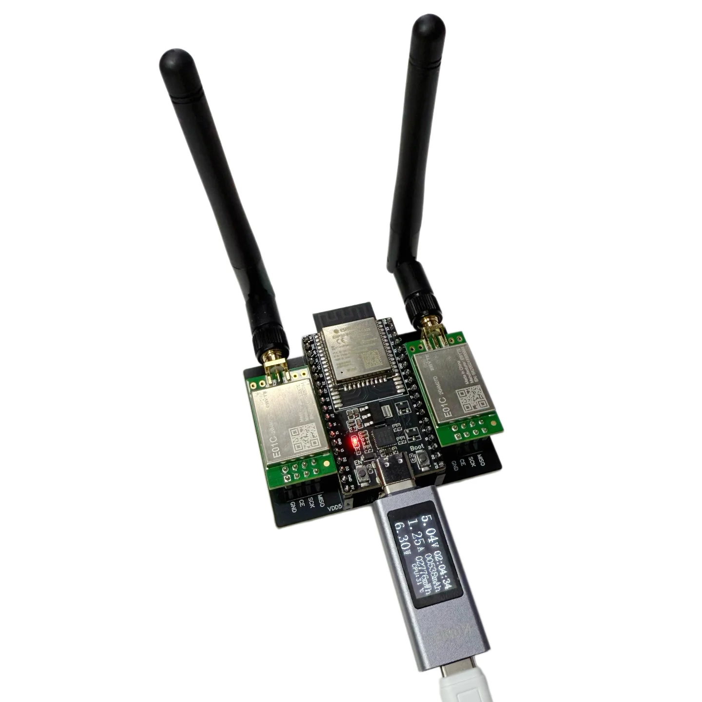 รูปสินค้า โมดูล NRF24L01 กำลังสูง + ESP32 สำหรับบลูทูธระยะไกล