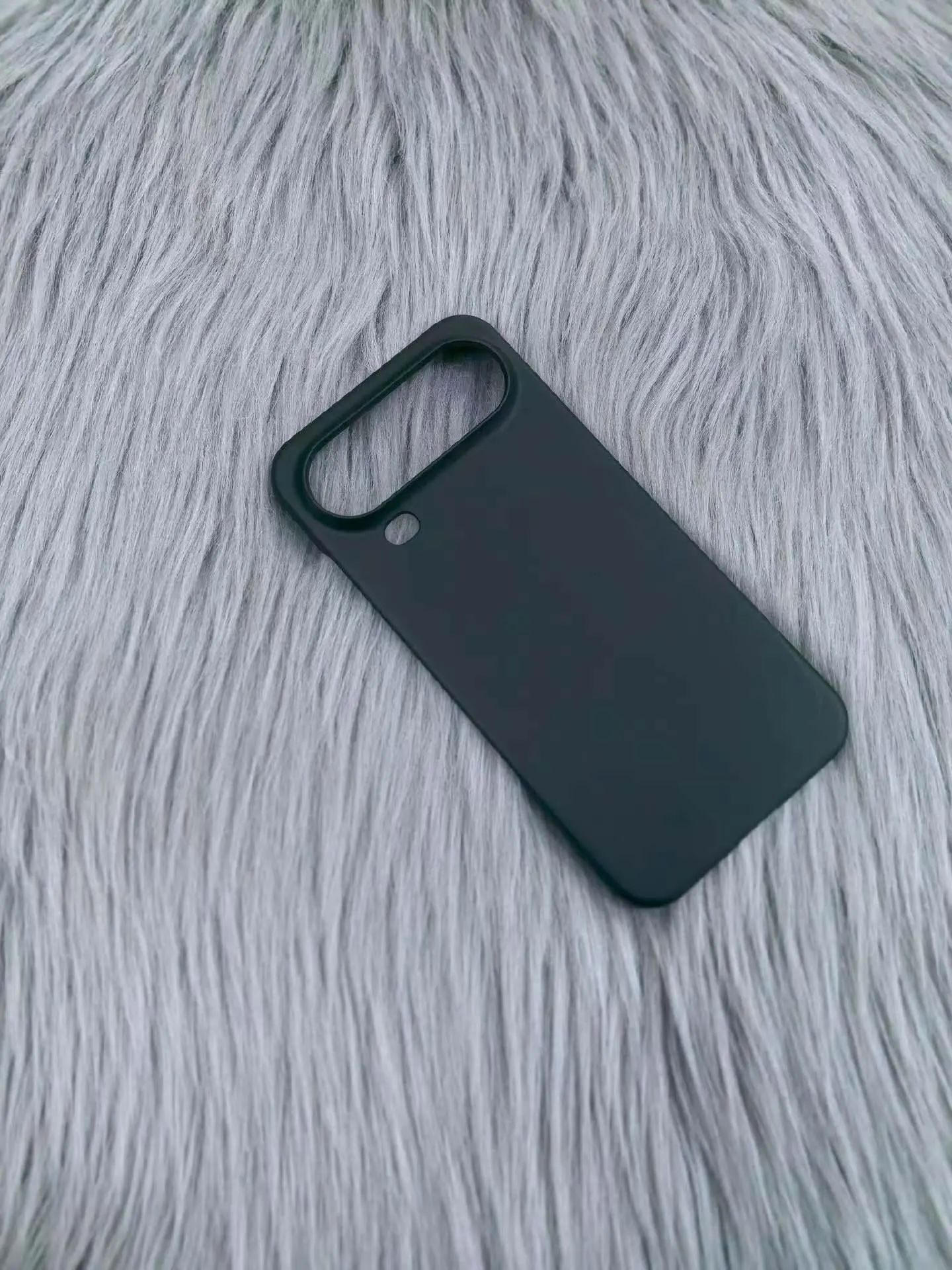 Slim Shockproof Matte Clear Phone Back Cover - Solid Color Bumper Shell