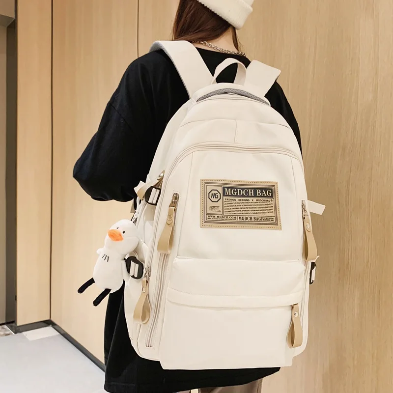 Zaino da scuola per studenti grandi alla moda Zaino per ragazze Borsa da scuola per ragazzi Zaino da donna ad alta capacità Zaino da viaggio per il tempo libero femminile Mochila - immagine 5