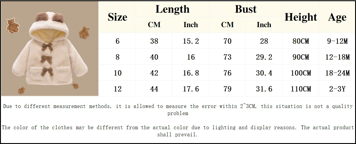 Description Picture 2 of itemGirls' Winter New Coat Baby Plush Thickened Wool Sweater Children's Autumn and Winter Warm Cotton Top