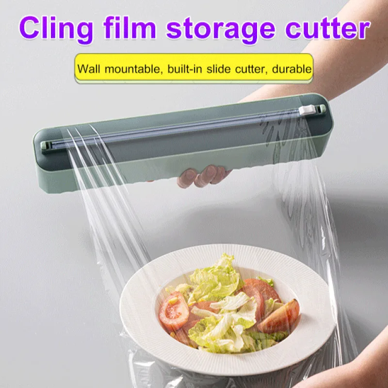 

Freshness Film Cutter with Magnetic Storage Box for Kitchen