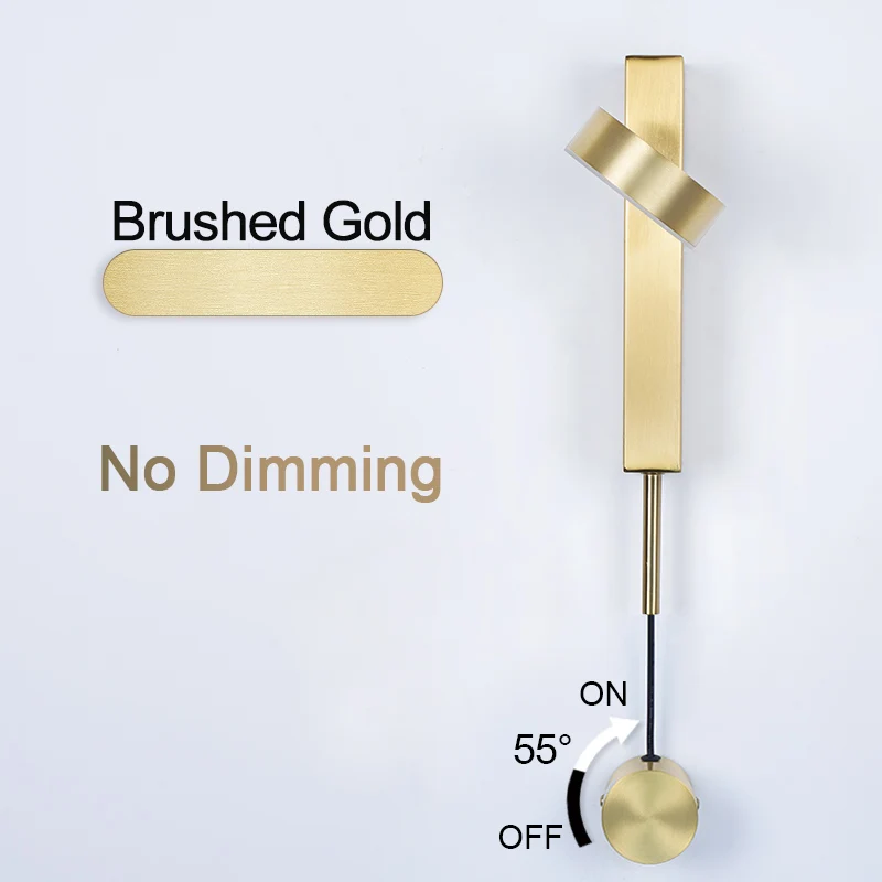 مصباح حائط فني من الألومنيوم LED ، ديكور منزلي داخ...