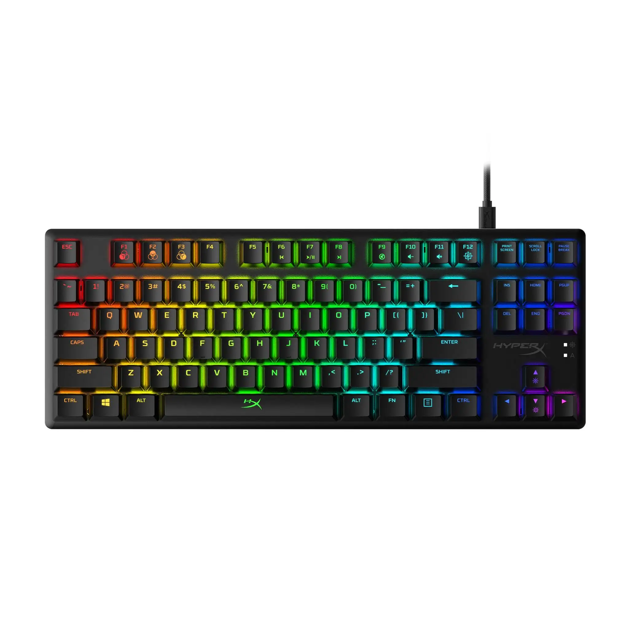 Hyper X Alloy Origins Core RGB Tenkeyless Mechanical Gaming Keyboard Compact Form Factor Gaming Keyboard