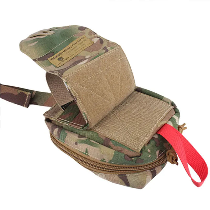 Emersongear-Saco Tático de Primeiros Socorros, Bolsa Médica, Sobrevivência, Bolso para Cintura, Airsoft, Caça, Ciclismo, Esporte, Wargame, Medicina, Medicina