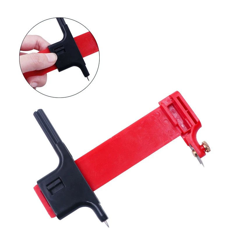Craft Circle Cutter Rotary Compass Circle Cutter Paper Cardboard Rubber Vinyl Leather Art Craft Tool for Cardstocks