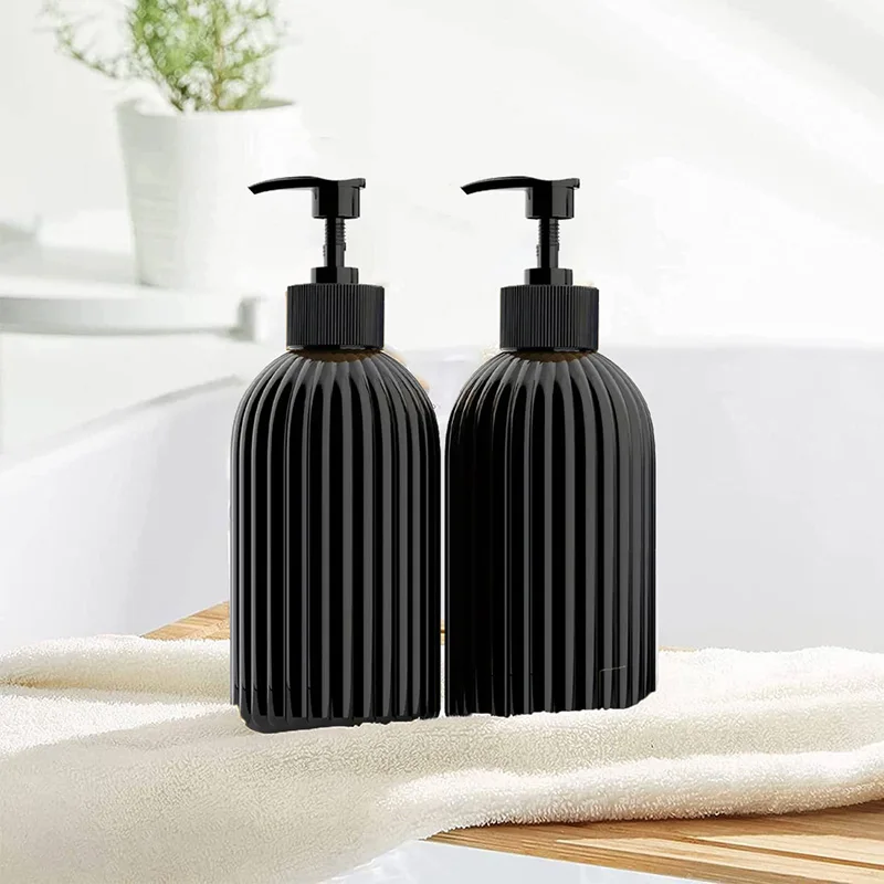 1/2PCS 500ml Refillable Soap Dispenser for Bathroom Kitchen