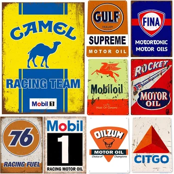 Vintage Oil Metal Sign 1