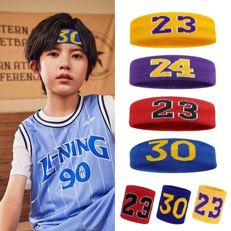 Elastic Cotton Sweatband for Sports and Fitness - Versatile Unisex Headband