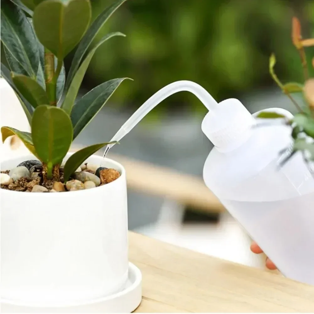 Watering Can Watering Pot Flower Watering Pot 250ML/500ML Ketchup Gravy Cruet Long Nozzle Beak Dropper Squeeze Bottles Kettle Tool Succulents Plant Flower Watering Can