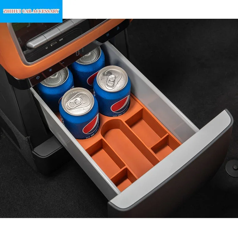 

Для Li Lixiang L9 2022 2023 Стайлинг автомобиля холодильник пищевой класс держатель стакана для воды противоскользящая коробка для хранения автомобильные аксессуары