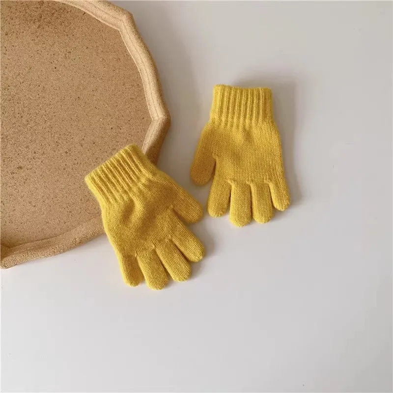 Gants Tricotés En Laine Pour Enfants 5-10 Ans Garçons Filles Les Gants