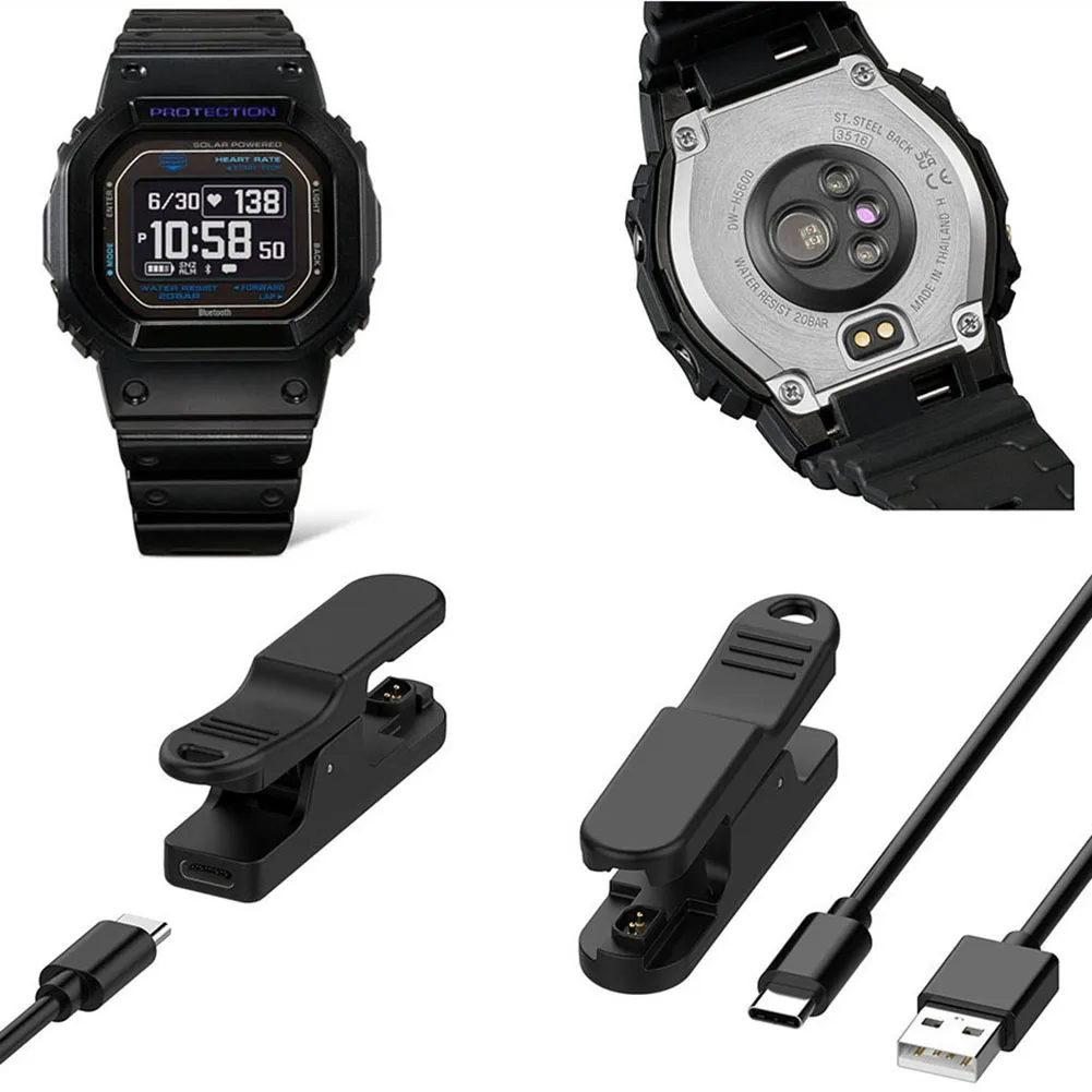 USB Charging Cable 5V 1000MA Watch Charging Stand Sports Watch Charging Cord Wire for Ca Sio G Shock Dw-H5600