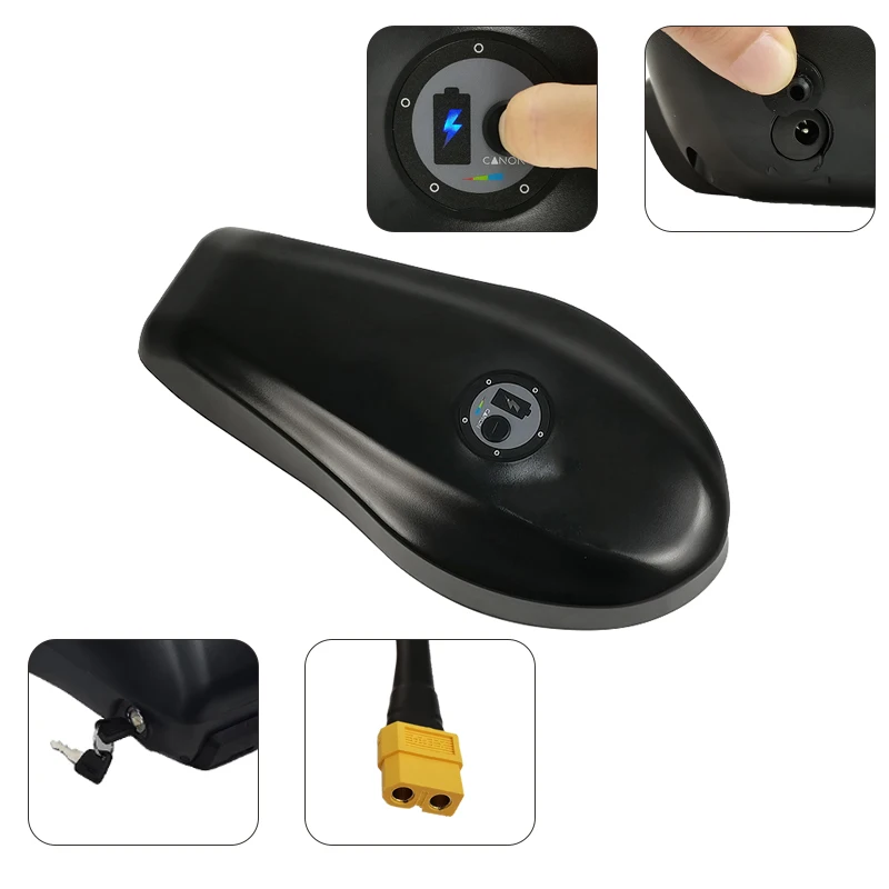 52V 60V 燃料タンク電動自転車バッテリー 48V 72V サムスン 50E 20Ah